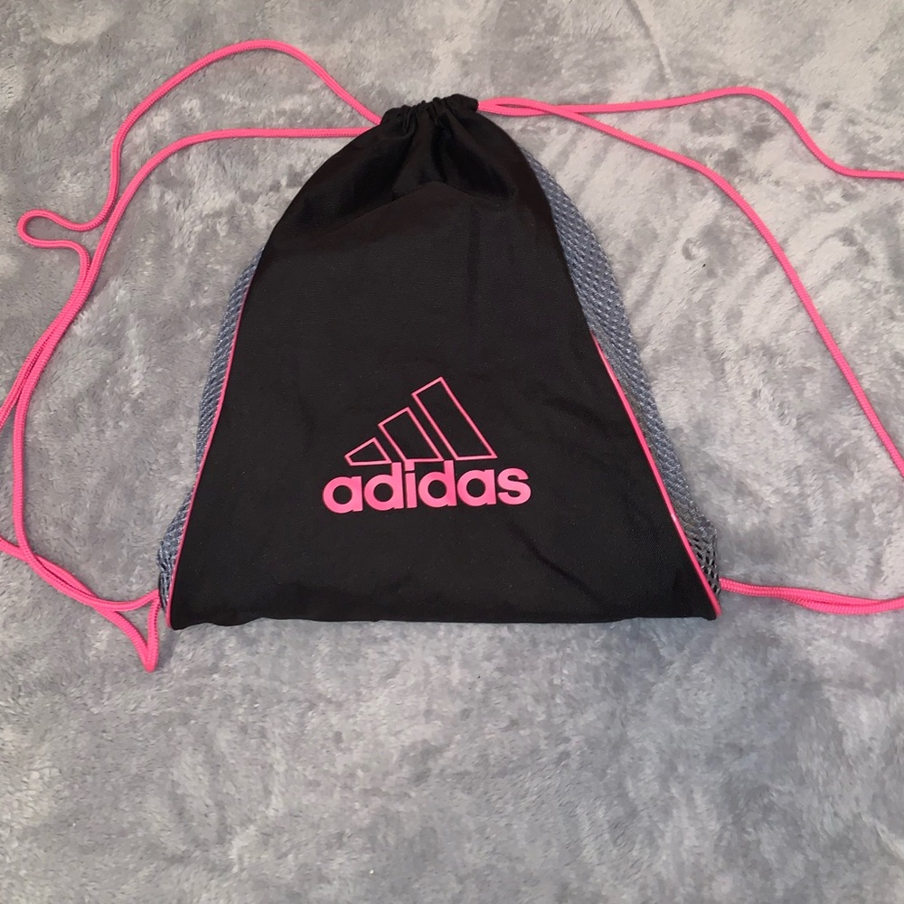 Adidas Bundle Drawstring Sling & Duffel Gym Bag - image 2